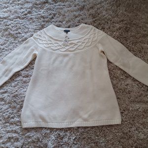 Talbots PS Cream Sweater NWT